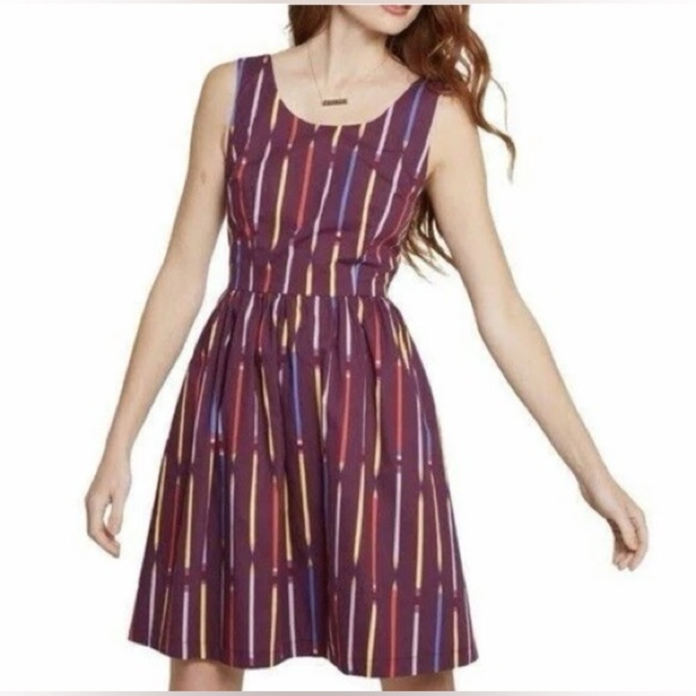 Modcloth Optimistic Effects Pencil Dress 1X
